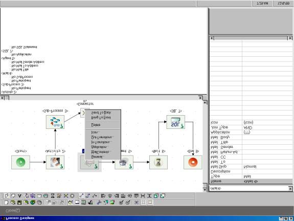 46 qualquer banco de dados relacional. BizFlow-2000 suporta os padrões de Workflow definido pela WFMC [WMC 2001].