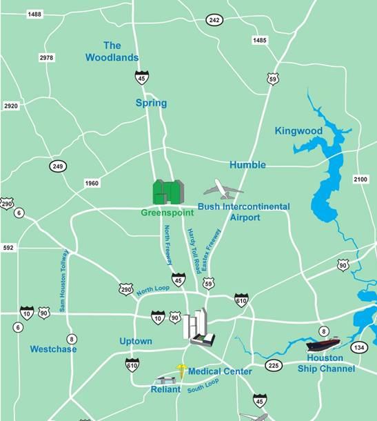 Strategically Positioned All Within 30 Minutes The Woodlands Destination Miles Min Downtown 13 19 Intercontinental Airport