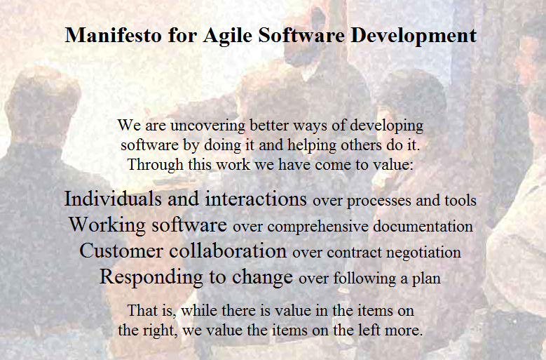 3.1 Modelo de Desenvolvimento Ágil 33 fonte: http://www.agilemanifesto.