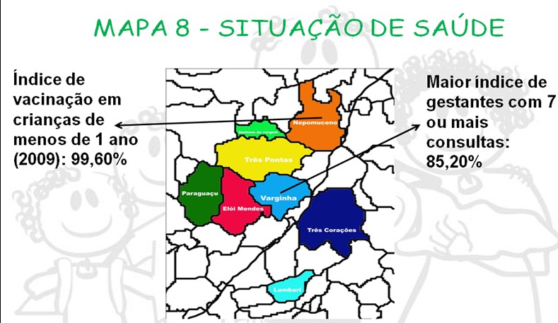 Ainda voltados para a situação de saúde nestes municípios,