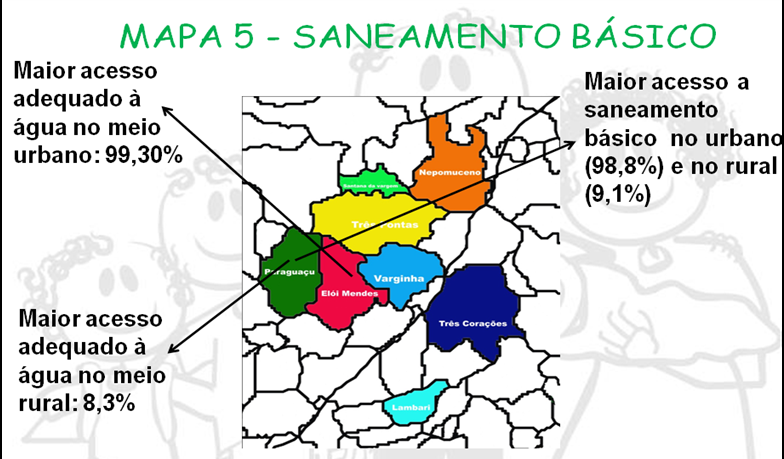 Quando cotejamos os dados dos municípios analisados do CENSO IBGE 2010, podemos identificar que todos eles tem a maior parte de suas populações inseridas no meio urbano.