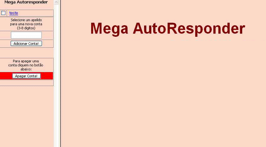 :: Tutorial de Utilização :: MEGA AutoResponder ILIMITADO CNweb www.megaresponder.bigbr.