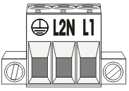 Instalação do terminal PanelView Plus 7 Performance Capítulo 2 3. Fixe os fios de alimentação CC nos terminais identificados (+ e ) no borne. 1 1 CC+ CC GND 4.