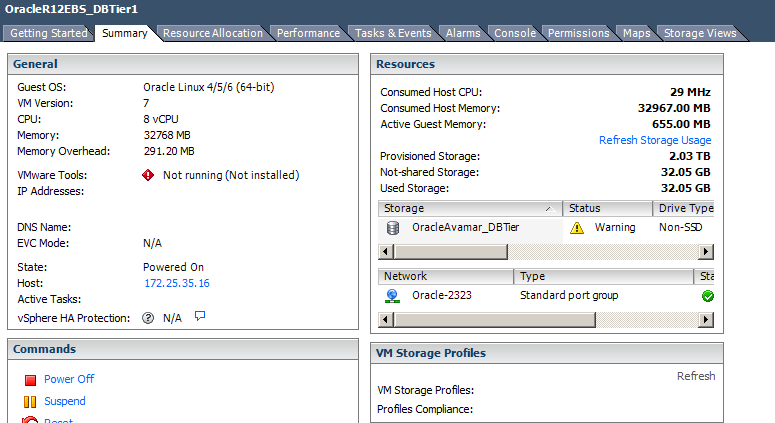 onfiguração da virtualização O VMware vsphere 5.1 foi implementado como um componente de virtualização de hipervisor para Oracle e Avamar no Vblock 300.