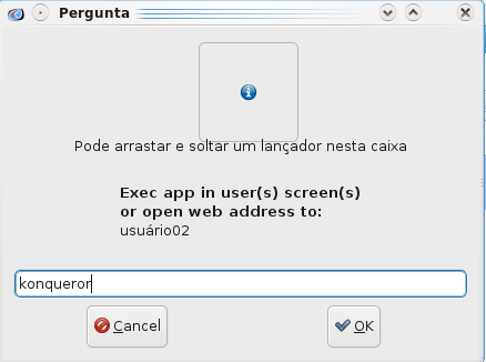 REDE TCOS: Gerenciando os Thin Clients com o TcosMonitor Nessa aba informe o usuário e senha do TcosXmlRpc1.