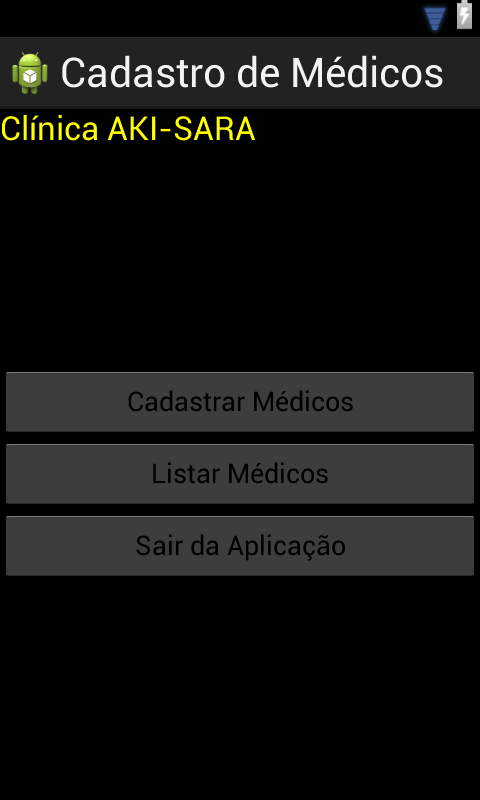 O arquivo main.xml, responsável pelo layout fica com o seguinte conteúdo: 1 LinearLayout vertical, 1 TextView, 1 LinearLayout vertical e 3 Button. Listagem 1. main.xml <LinearLayout xmlns:android="http://schemas.