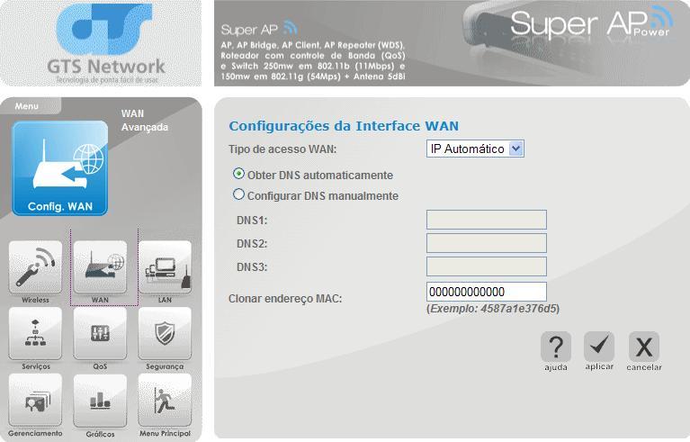 BSSID: Exibe valr d endereç MAC d Access Pint a qual s equipaments GTS se assciu cm repetidr u cliente.