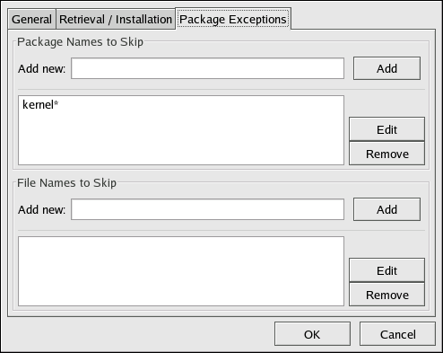 Capítulo 4. Red Hat Update Agent qual os pacotes são baixados; a localidade default é /var/spool/up2date 4.4.1.3.