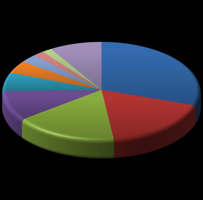 Perfil dos participantes: Categoria Projetos de Sistemas de Informação (software) continuam liderando o ranking, mas não tão fortemente como no passado.