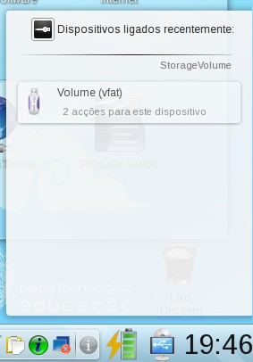 2.Gestor de Janelas KDE Figura 2.8: Directoria pessoal do utilizador Passando para os restantes ícones, apresentados na figura 2.9, temos: Figura 2.