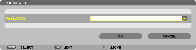 4. Usar o visualizador Ficheiro de cinema O ficheiro de cinema começará a ser reproduzido. Depois de a reprodução terminar o ecrã irá ficar preto.