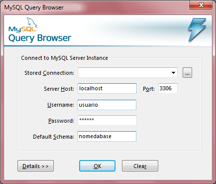 Vela uma tela de como acessar o phpmyadmim pelo WAMP. Por sua vez o MySQL Query Browser é um software desktop, portanto, fica instalado na máquina que irá acessar o banco.
