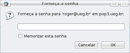 Do lado esquerdo da janela, você verá que aparecem algumas opções referentes à sua conta criada. Clique na opção Servidor e do lado direito da janela algumas configurações devem ser feitas.