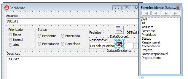 Ou seja, você estaria montando uma tela qualquer de edição e via código simplesmente transferindo os dados do objeto pra tela.