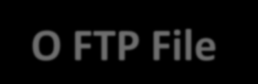 Introdução ao FTP O FTP File Transfer Protocol é um protocolo simples para transferência de arquivos.