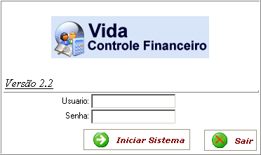 Configuração 6 O sistema passara a solicitar na entrada o login e senha do usuario. 2.4 Execução Automática Usado para definir a execução automatica do VIDA, quando iniciar o windows.