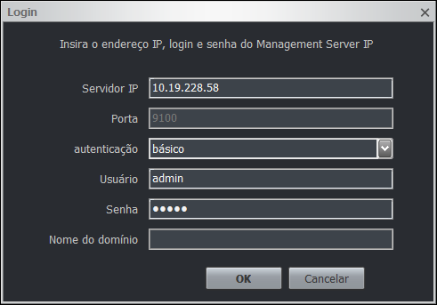 56 Funcionamento e configurações Utilizar o Programa do Surveillance Client. Iniciar o Programa do Surveillance Client. 1. Executar o Programa do Surveillance Client Ipsolute.