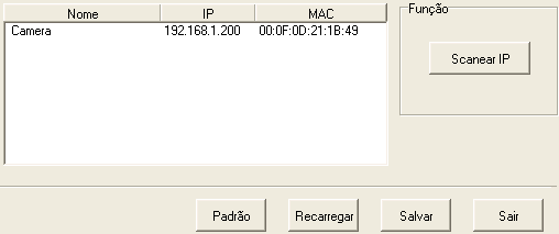 CH de Vídeo: Permite definir o número de canais de vídeo que o equipamento possui. ID: Permite inserir o usuário de acesso a câmera. Por padrão o usuário é admin.