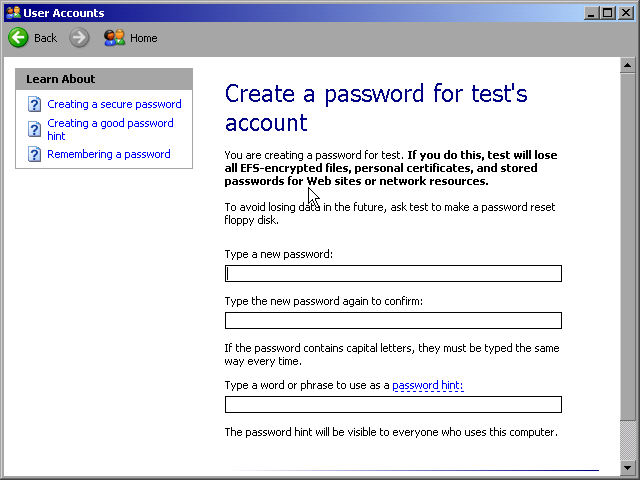 Apêndice Apêndice: Interface LAN 4. Introduza a nova palavra-passe na linha de texto superior e repita-a na linha seguinte. 5. Clique no botão "Create Password" (localizado no final da página).