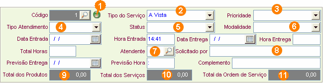 293 5. Campos Usuário: clique aqui para ver mais sobre essa rotina. 6. Anexos: clique aqui para maiores informações sobre essa guia. 7.