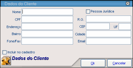 327 1. Cliente: informe o código ou clique no botão de pesquisa para localizar o Cliente da venda. Se a venda não possui cliente, deixe esse campo em branco. 2.