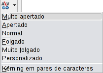 Alterna entre altura normal (alguns caracteres maiores que outros, por exemplo letras maiúsculas, d, h, l e outros) e todas as letras do mesmo tamanho. Figura 12.