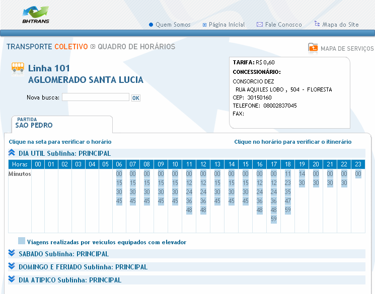 111 sua obtenção também não apresenta dificuldades para o órgão gestor.