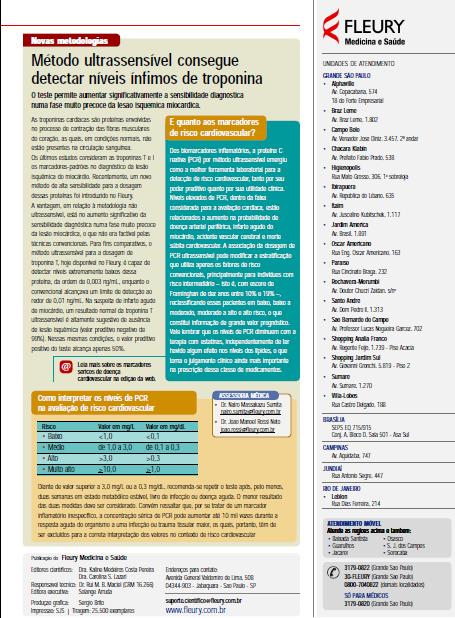 Relationship with External Medical Customers Knowledge Production Novos exames Novas