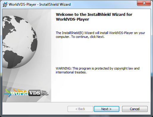 C2 INSTALAÇÃO WORLDVDS PLAYER Após o download do software, execute o instalador e siga os passos indicados. O primeiro passo é a instalação do Adobe Air, Java e Adobe Flash Player.