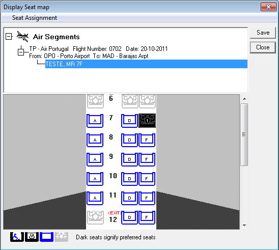SEAT ASSIGNMENT Booking File Campos Opcionais-Seat Com o BF activo, aceder ao Viewpoint, clicando em.