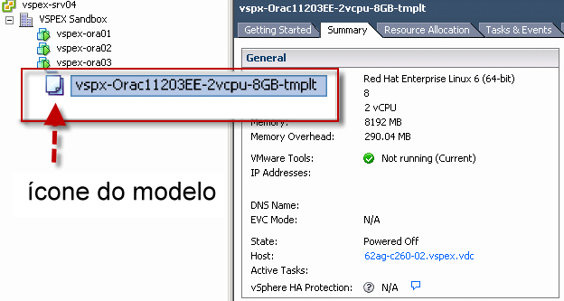 Capítulo 4: Implementação da Solução [root@vspex-ora02 ~]# cat /root/root_clone.sh #!/bin/bash OHOME=/u01/app/oracle/11.2.0.3 echo "Cloning Oracle Binaries as Oracle at $(date +%Y%m%d%H%M)" su - oracle -c "$OHOME/oui/bin/cloneHome.