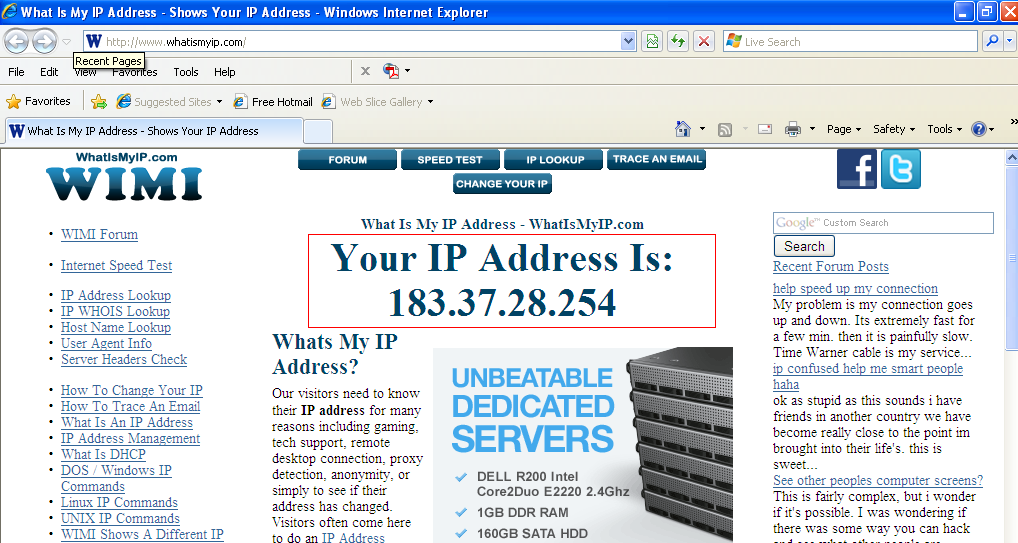 Iniciando os ajustes de acesso remoto Primeiramente certifique-se se o seu ISP (Internet Service Provider Provedor de Internet) está fornecendo um serviço de endereço IP WAN Estático ou um serviço de