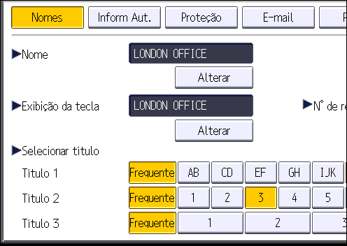 Procedimento básico para enviar arquivos digitalizados por e-mail Pressione [Definições de leitura] e [Cor integral: Texto/Foto] na guia [Tipo original].