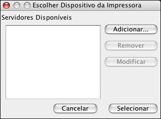 COLORWISE PRO TOOLS 17 Configuração da conexão Na primeira vez que iniciar o ColorWise Pro Tools, é necessário configurar a conexão com o Fiery.