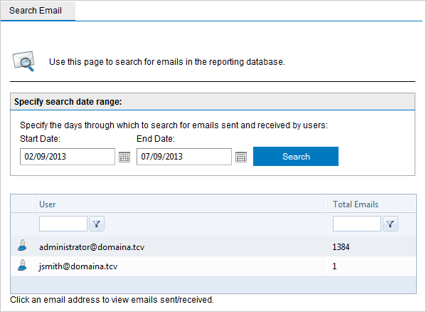 Screenshot 32: Pesquisar no banco de dados de relatórios 2.
