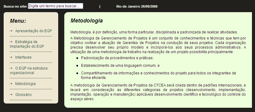 o padrão que será desenvolvido pela CTCEA, conforme descrito