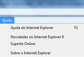 Internet Explorer Barra de