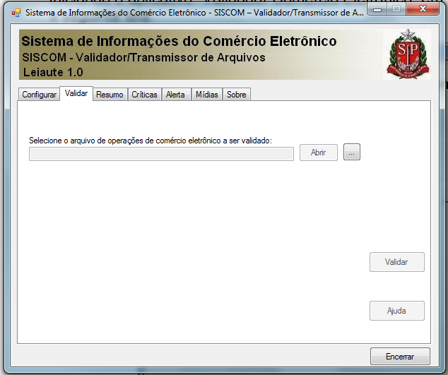 É importante guardar o caminho que foi utilizado para instalação do TED, caso faça alteração no valor padrão. Informe esse caminho na primeira do aplicativo: 9.