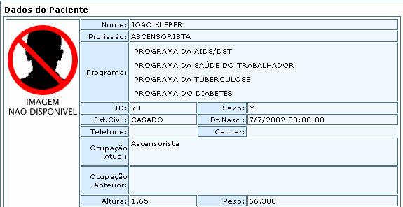 O acesso ao PRONTUÁRIO dos pacientes, é restrito aos médicos do sistema, podendo ser utilizado clicando-se sobre o nome do paciente agendado ou