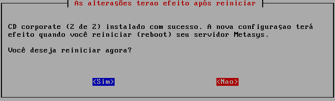 3.6 Instalando CD adicional Para instalar outros pacotes do seu Metasys Corporate MINICOM, você deverá instalar um CD adicional.