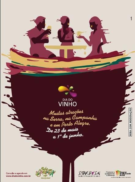 CAMPANHA Beba com descontração/inverno Objetivo: fortalecer a imagem do vinho brasileiro de modo a estimular o consumo e o enoturismo durante o período do Dia do Vinho Ocorre no período que antecede