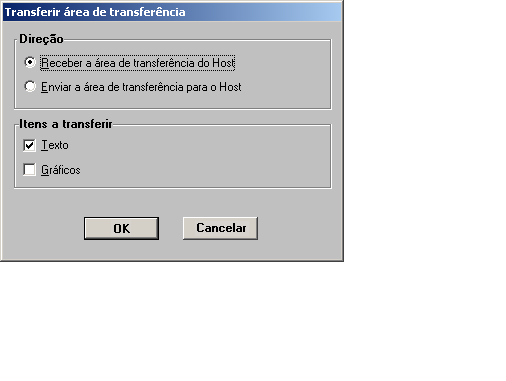 Usando o ambiente remoto Para transferir o conteúdo da área de transferência 1 No menu on-line do computador remoto, clique em pcanywhere > Transferir área de transferência.