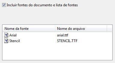 Coletar para saída (envio de arquivos abertos) Ao enviar os arquivos criados no CorelDRAW para a gráfica é importante também enviar a fonte que você usou, evitando o risco do seu arquivo ter as