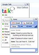 4.1 Google Talk O Google Talk é um serviço de trocas de mensagens instantâneas como o MSN, ICQ, SKYPE, que inclui também recurso de voz. 4.1.1