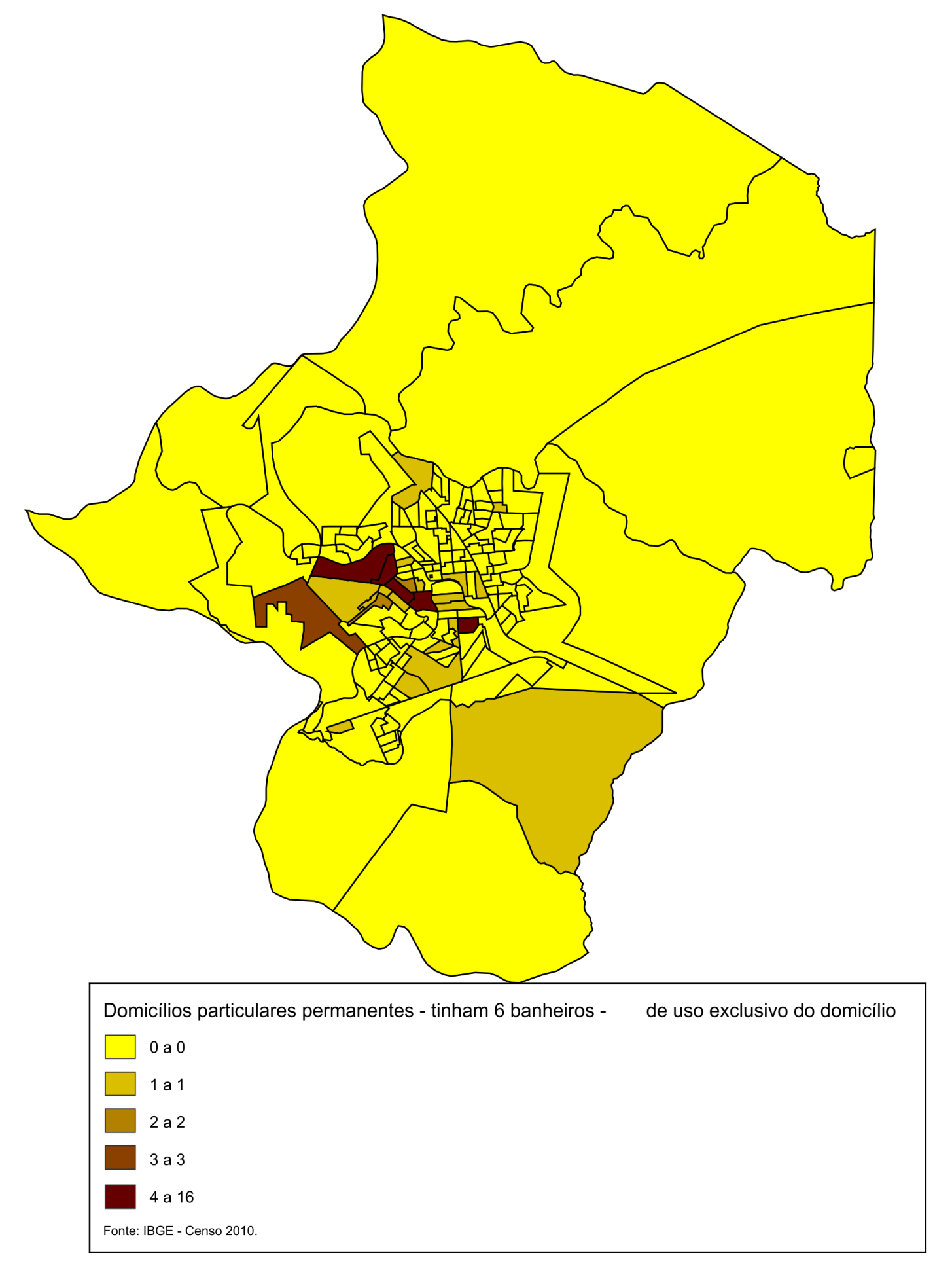 5 4 3 2 1 1- Vila Moraes, 2- Centro, 3-Jardim Paulista, 4 Nova Ourinhos, 5- Royal Park FIGURA 8: Domicílios