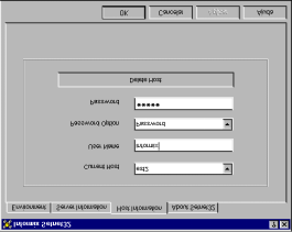 Tela de configuração do Setnet32 Informix Server - Representa o nome da instância na qual o banco se encontra. Hostname - Nome da máquina onde o banco se encontra.