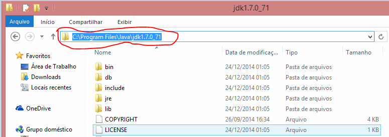 Configurando as variáveis de ambiente do Java O propósito de configurar as variáveis de ambiente do Java é para garantir que o acesso as pastas de instalação, tanto do JDK, como do JRE, estejam