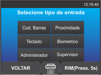 Figura 36: Menu Ver Configurações Cadastrar: Através do teclado você poderá fazer a indicação do PIS ou código de um empregado previamente cadastrado para associa-lo a um dos leitores disponíveis