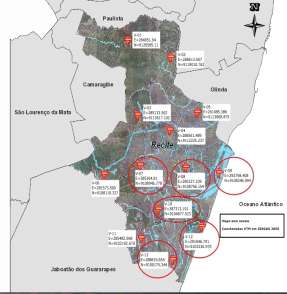 METODOLOGIA Levantamento GNSS no Campus da e Cidade do Recife PPP em tempo real RTK/NTRIP Rastreio utilizando 5 dos 13 vértices