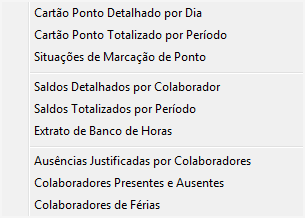 mouse e ir até a opção Outros Relatórios basta apenas selecionar o relatório desejado e aguardar a tela de filtros.